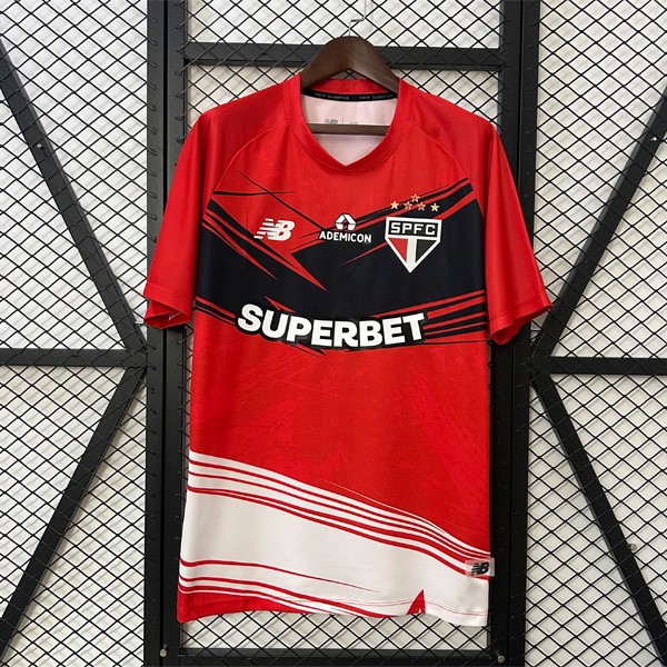 Tailandia Camiseta Sao Paulo Pre-Match 2025/26 Rojo